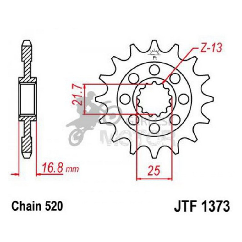 Lánckerék első JTF1373.16