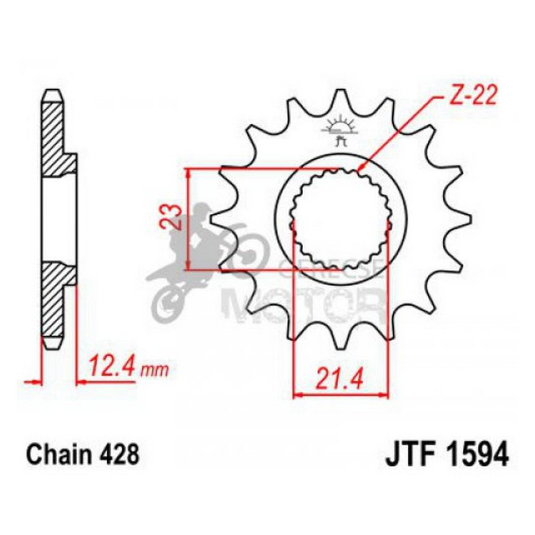 Lánckerék első JTF1594