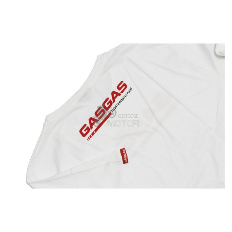 Fehér triál póló GAS GAS