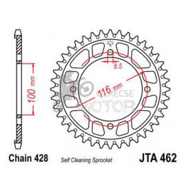 Hátsó lánckerék Aluminium JTA462