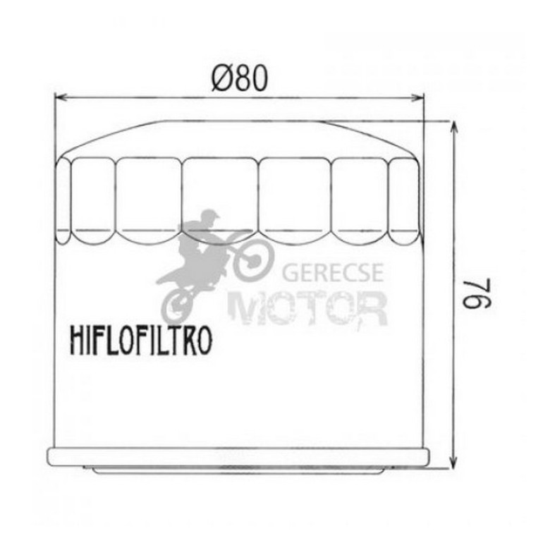 Olajszűrő HIFLOFILTRO HF134