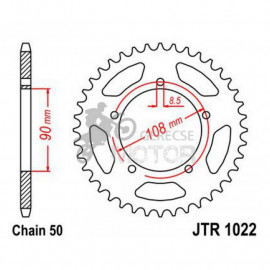 Hátsó lánckerék JTR1022