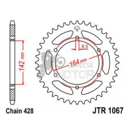 Hátsó lánckerék JTR1067