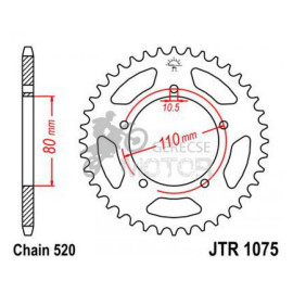 Hátsó lánckerék JTR1075
