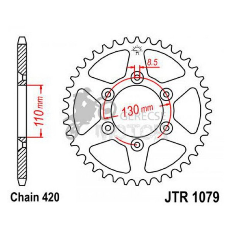 Hátsó lánckerék JTR1079