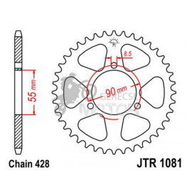 Hátsó lánckerék JTR1081