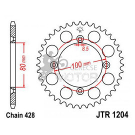 Hátsó lánckerék JTR1204