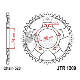 Hátsó lánckerék JTR1209