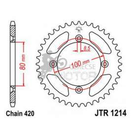 Hátsó lánckerék JTR1214
