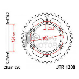 Hátsó lánckerék JTR1308