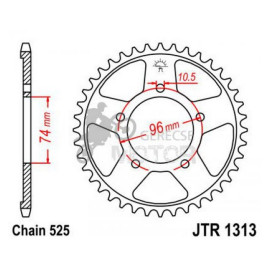 Hátsó lánckerék JTR1313