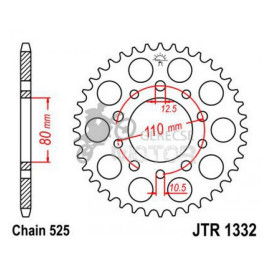 Hátsó lánckerék JTR1332