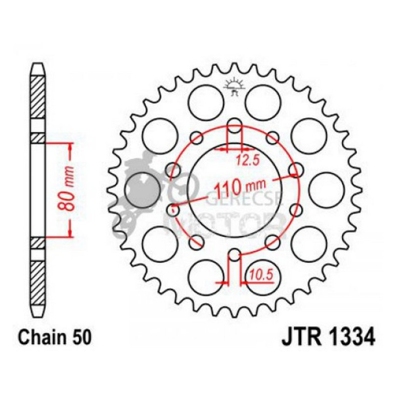 Hátsó lánckerék JTR1334