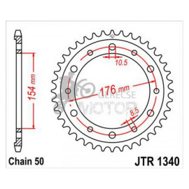 Hátsó lánckerék JTR1340