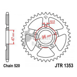 Hátsó lánckerék JTR1353