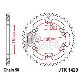 Hátsó lánckerék JTR1420.40