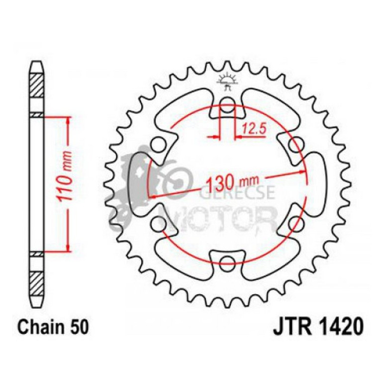 Hátsó lánckerék JTR1420.40