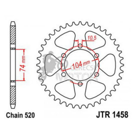 Hátsó lánckerék JTR1458.40