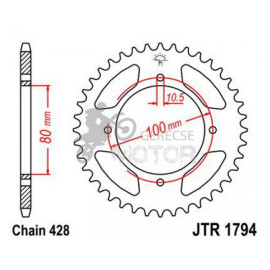 Hátsó lánckerék JTR1794
