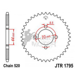 Hátsó lánckerék JTR1795