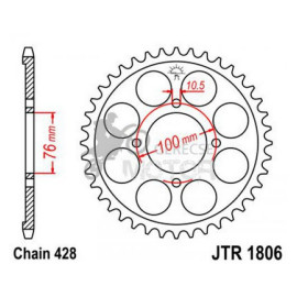 Hátsó lánckerék JTR1806