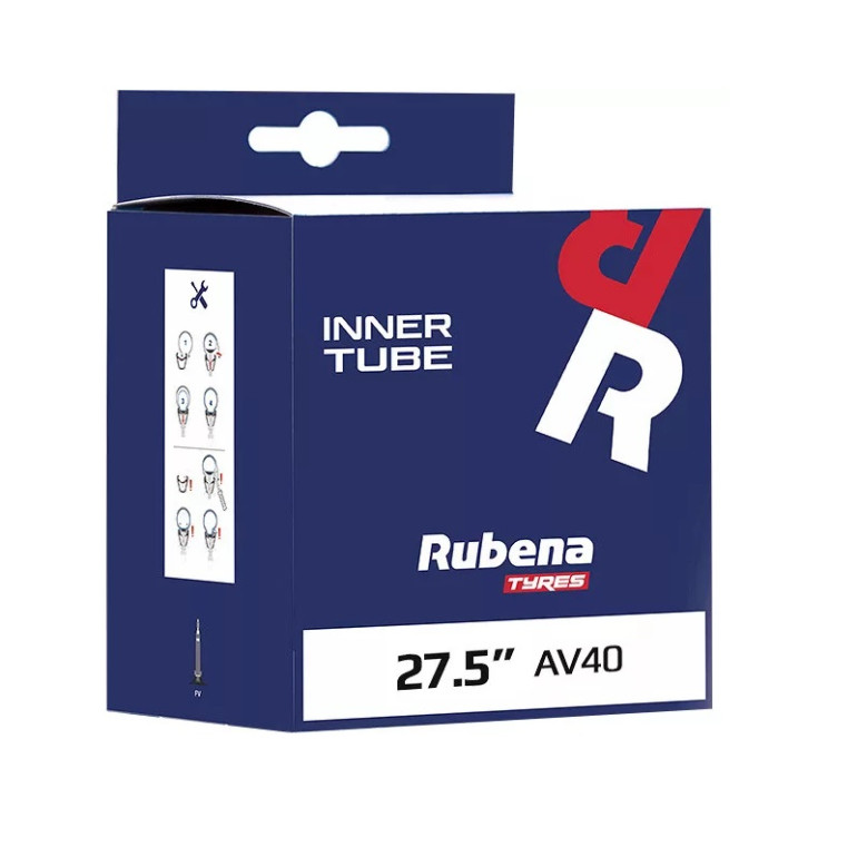 Kerékpár tömlő 27,5x2.25/3.00 AV40 RUBENA