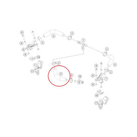 Üzemanyag összekötő cső TPI KTM