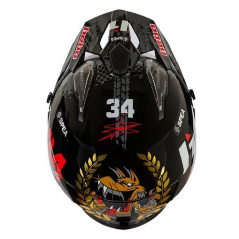 Bukósisak Zone 5 Trial V6 Toni Bou Hebo