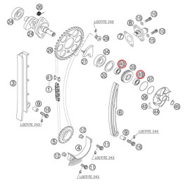 Vízpumpa szimering RFS KTM