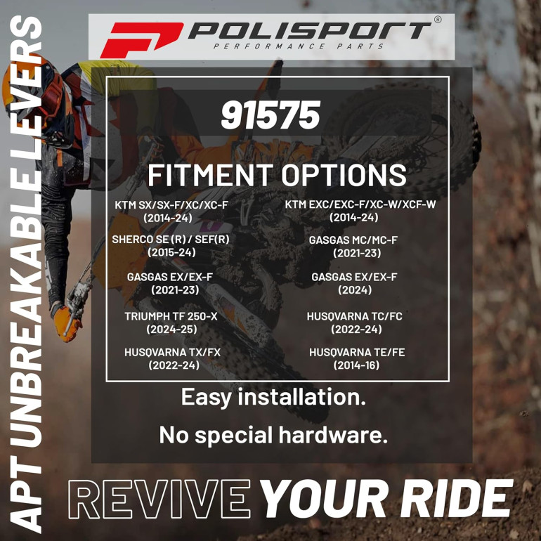 Polisport APT törhetelen kar szett (fék+kuplung)