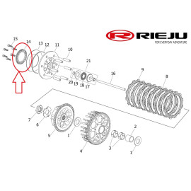 Kuplung rugótalp leszorító gyűrű MR300i