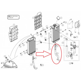 Vízcső jobboldali MR300i