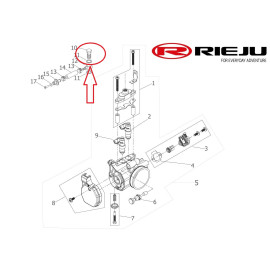Csavar benzincsőhöz MR 300i