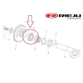 Csapágy balansztengelyhez MR300i