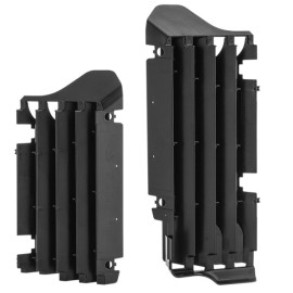 Hűtővédő és légterelő rács szett Polisport Fekete