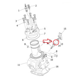 MAP szenzor cső MR 300i 2026