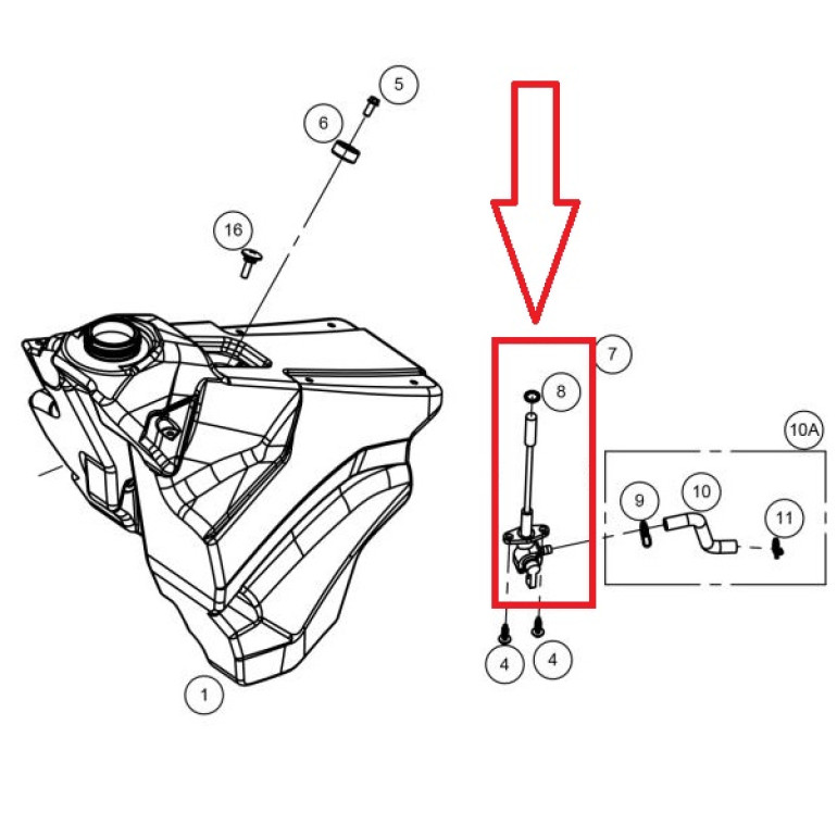 Benzincsap MR 200/250/300 2018-tól