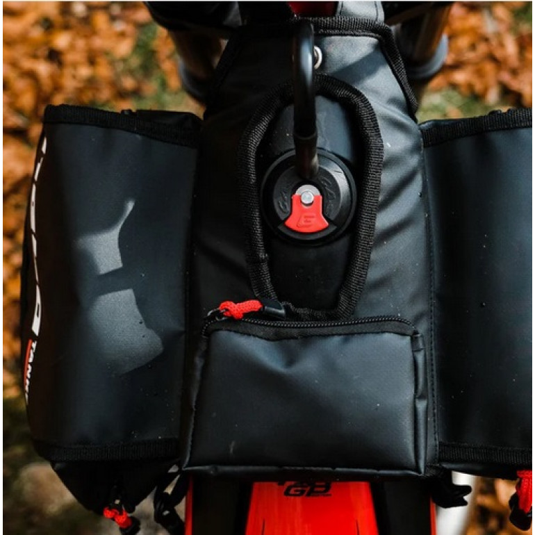 Tároló táska motorra HEBO Fekete