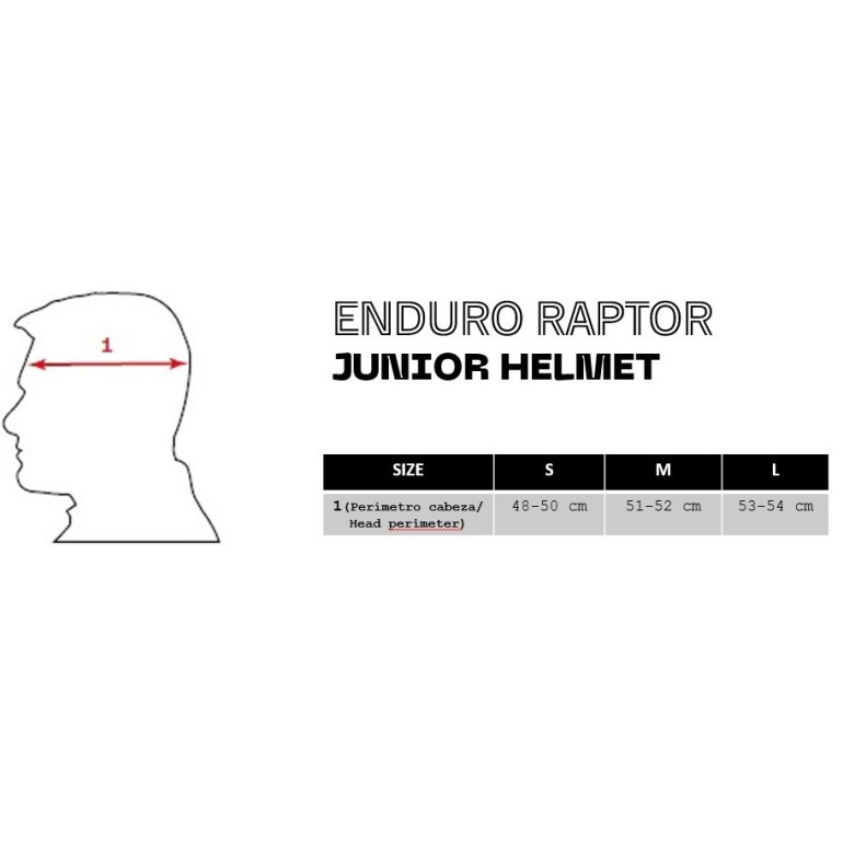 Bukósisak Junior MX 3223 RAPTOR HEBO