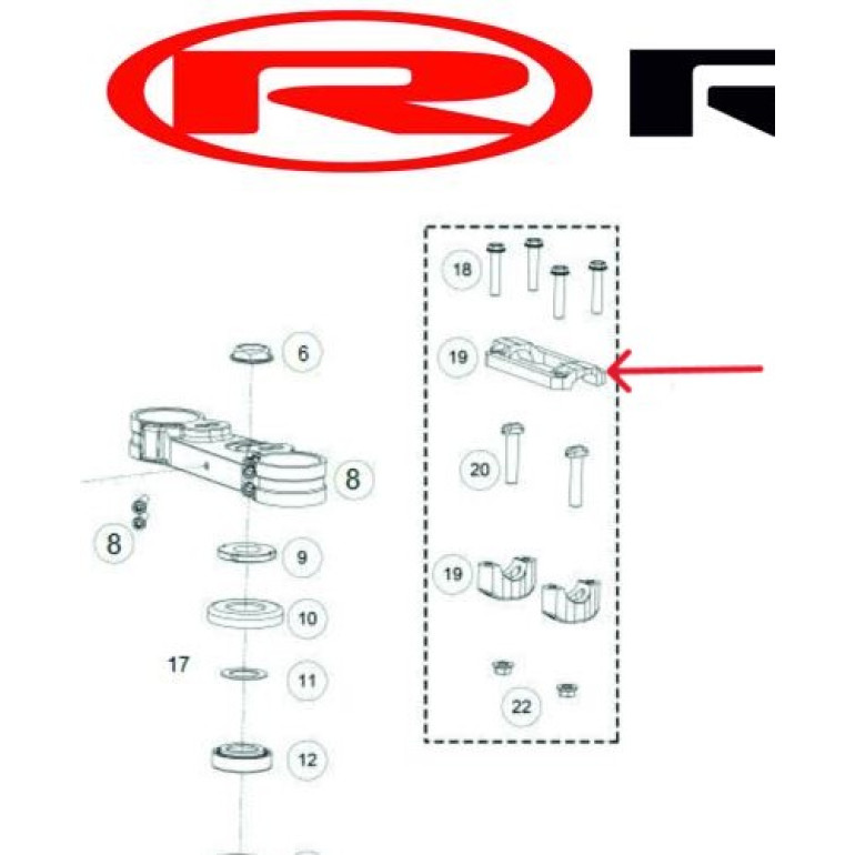 Kormány befogó bilincs MR300i
