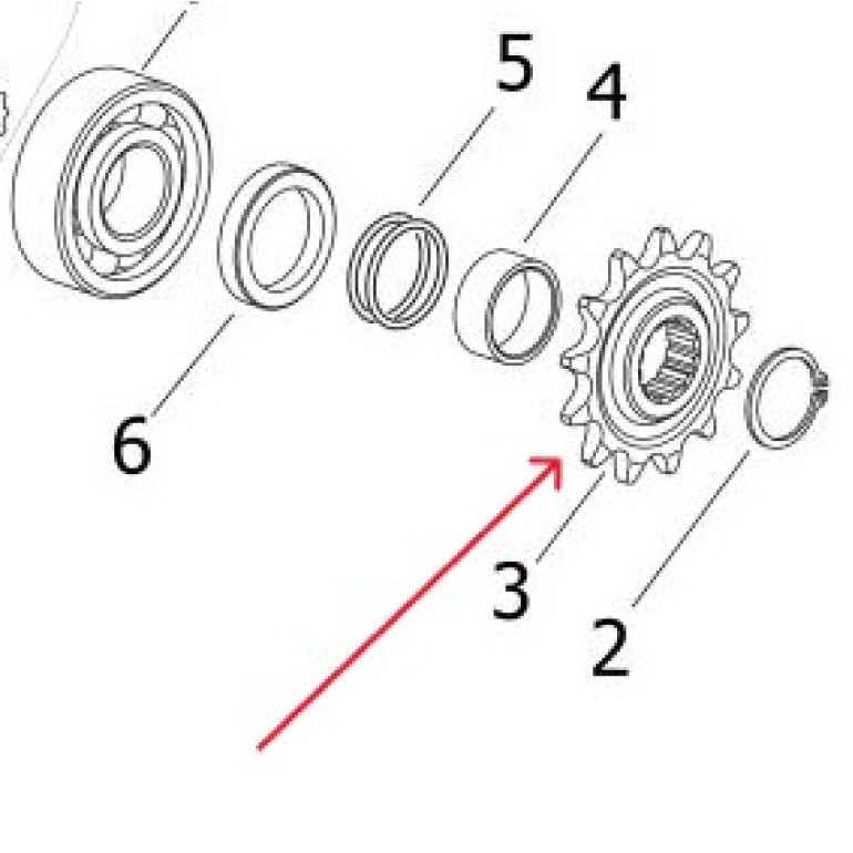 11 fogas lénckerék MR300i