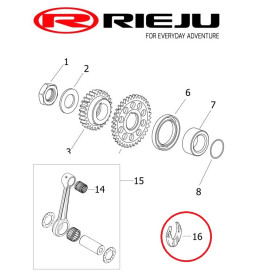 Főtengely sonka betét MR 2021-től