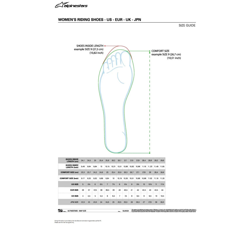 Női Motoros cipő - Alpinestars