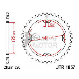 Hátsó lánckerék JTR1857