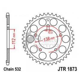 Hátsó lánckerék JTR1873