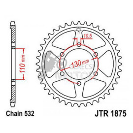 Hátsó lánckerék JTR1875.48