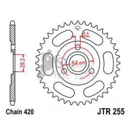 Hátsó lánckerék JTR255