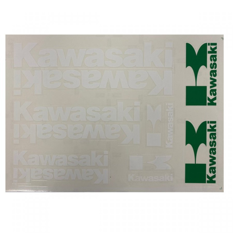 Matrica szett KAWASAKI 25x35cm