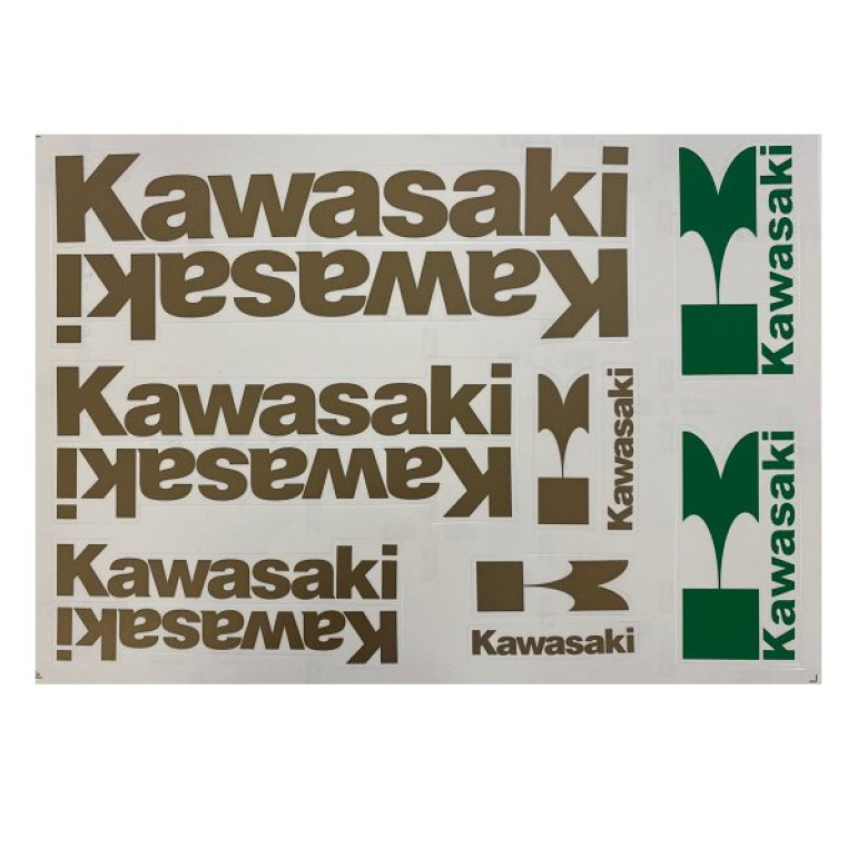 Matrica szett KAWASAKI 25x35cm