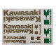 Matrica szett KAWASAKI 25x35cm